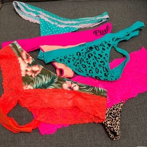 PINK Panty Bundle - 5 Pairs